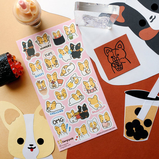 STICKII Club x Corgiyolk