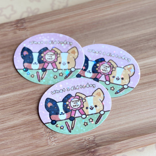 Tried my best sticker