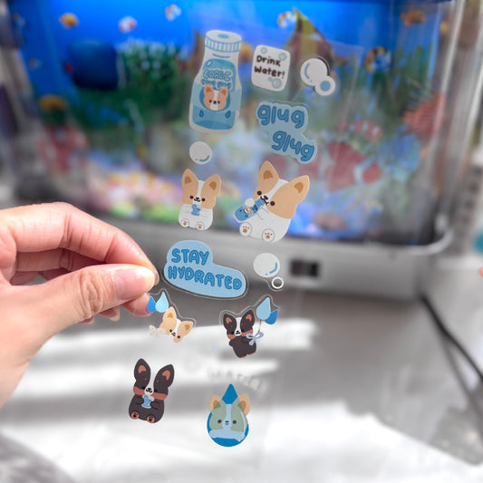 Stay Hydrated V2 Sticker Sheet