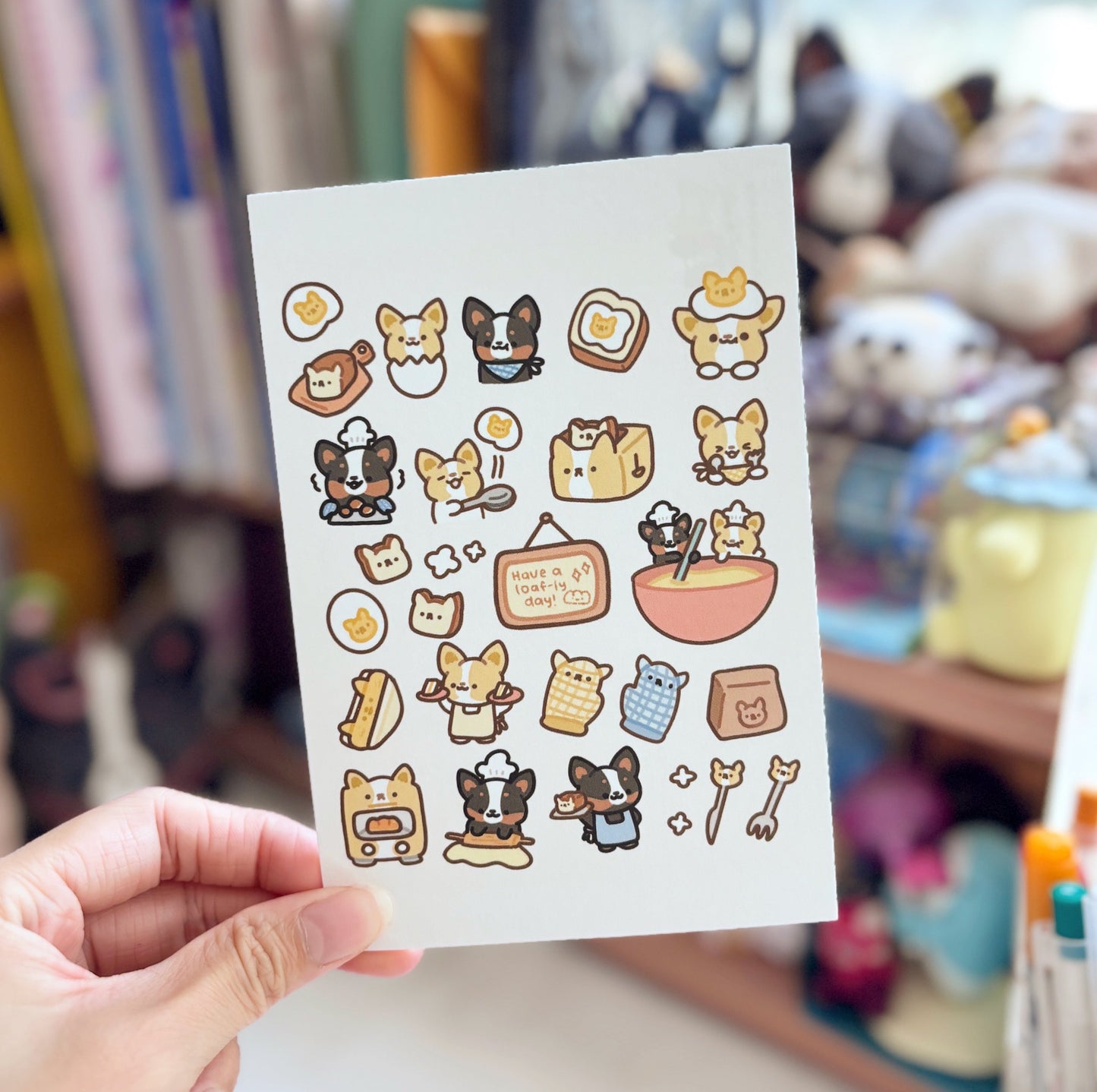 Corgiyolk's Bakery Postcard Print