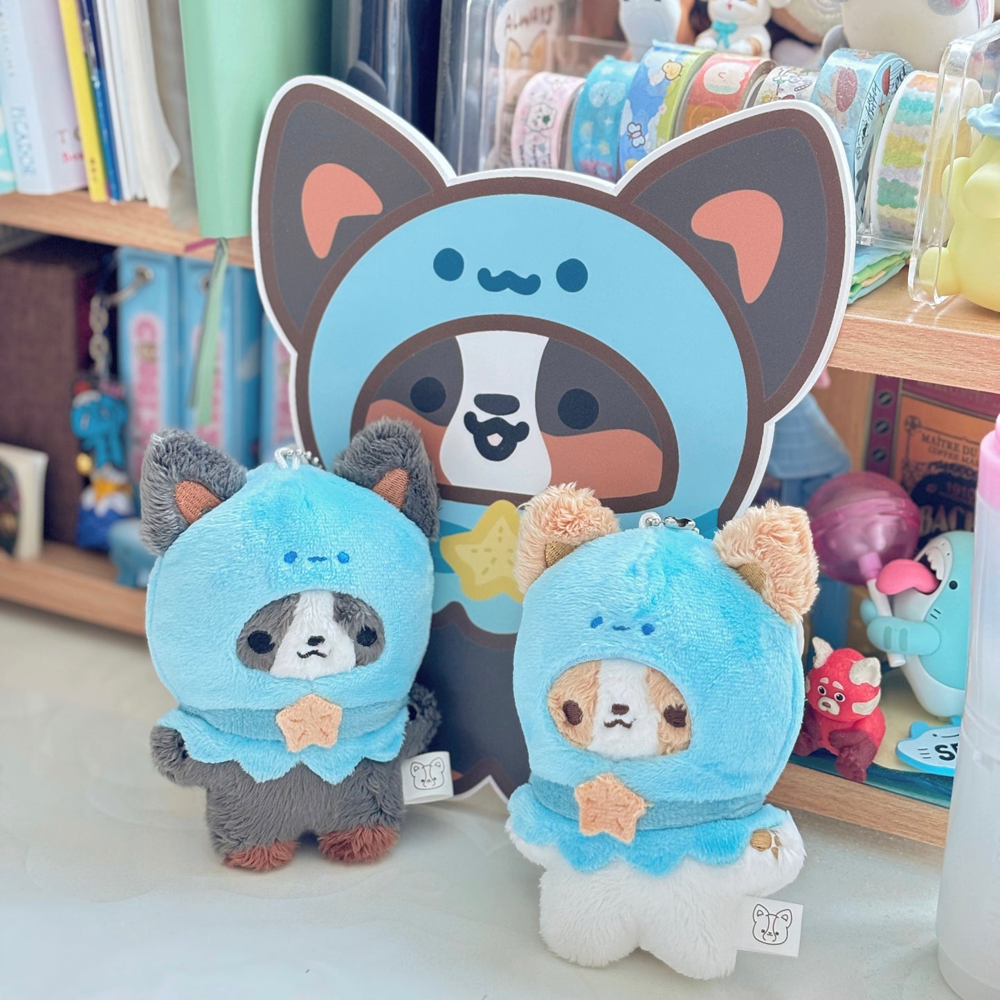 Jelli Corgi Plush Keychains