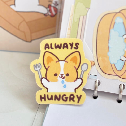 (Restocked) Always Hungry Vinyl Sticker