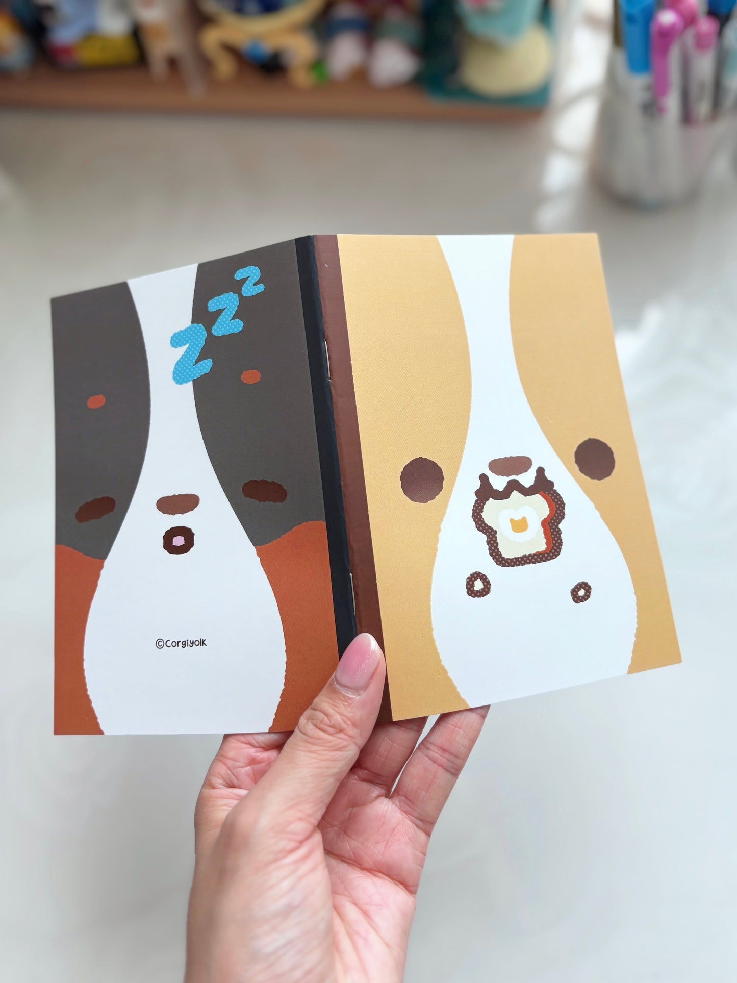 Comfy Corgis Blank Notebook