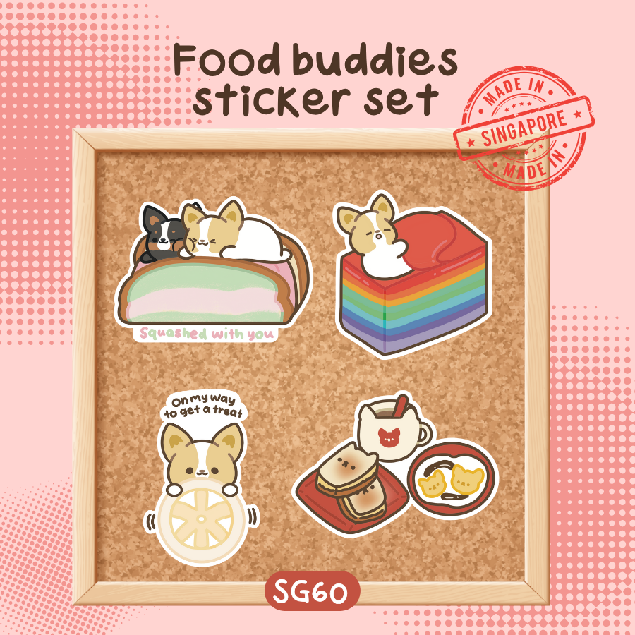 Food Buddies Sticker Set (SG60)