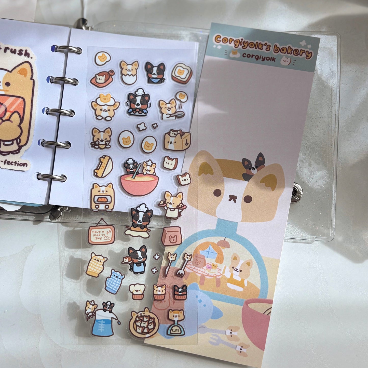 Corgiyolk's Bakery Sticker Sheet