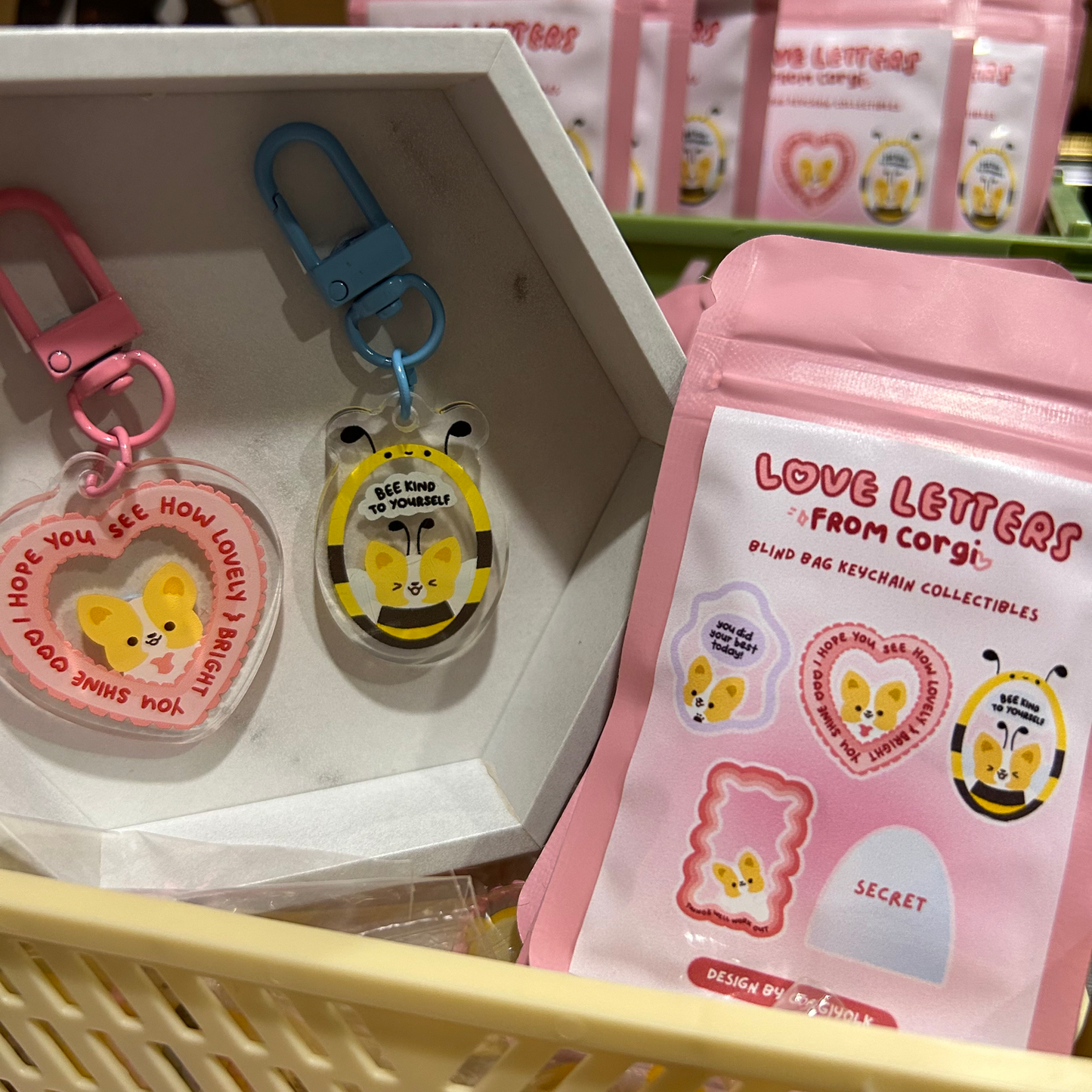 Love Letters from Corgi Blind Bag Keychains