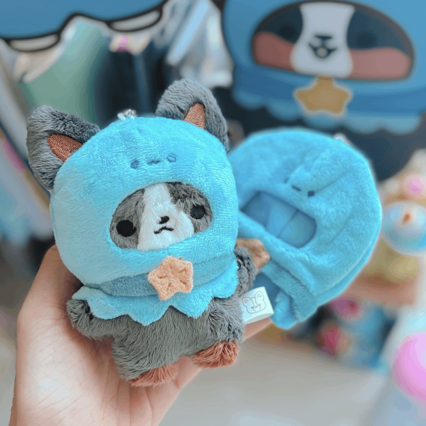 Corgi Plush Keychain Outfit (Jellyfish Hat)