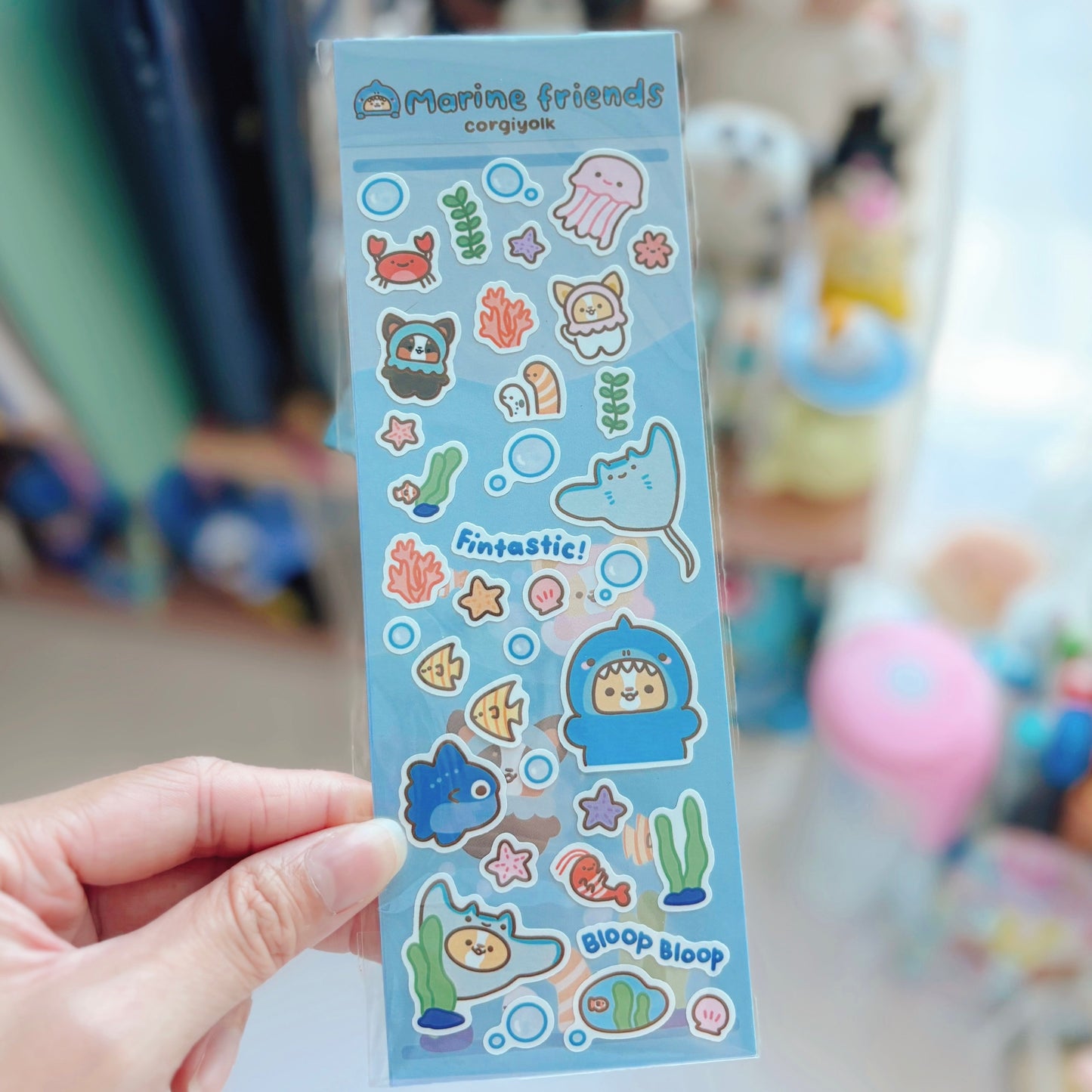 Marine Friends Sticker Sheet