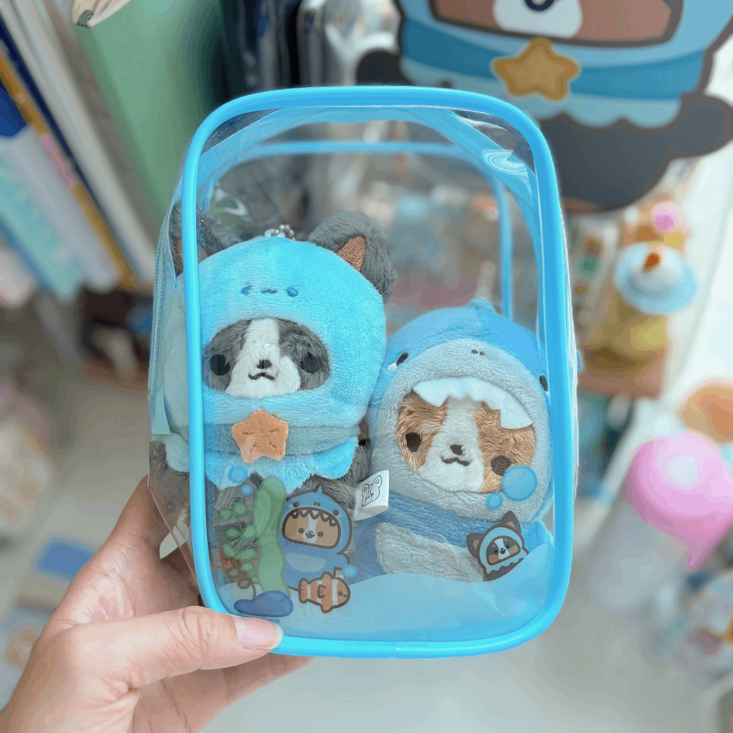 Sea Corgis Plush Keychain Bundle