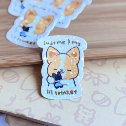 Me & My Lil Trinket sticker