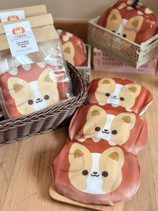 Toastie Corgiyolk Reusable Shopping Bag
