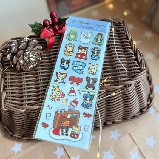 Lil Winter Closet Christmas Sticker Sheet