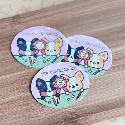 Tried my best sticker