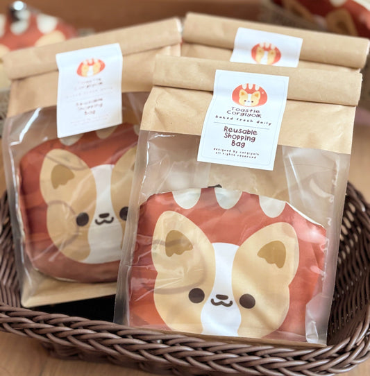 Toastie Corgiyolk Reusable Shopping Bag
