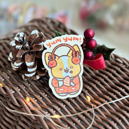 Xmas Cookie Yum Yum sticker
