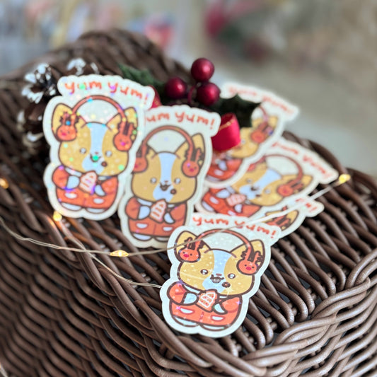 Xmas Cookie Yum Yum sticker