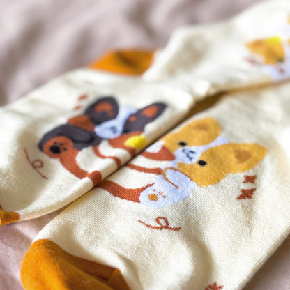 Pancake Corgi Socks