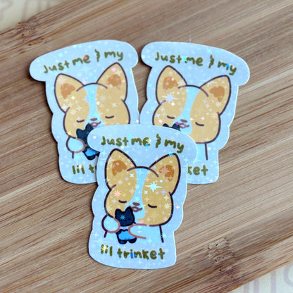 Me & My Lil Trinket sticker