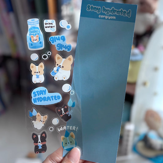 Stay Hydrated V2 Sticker Sheet