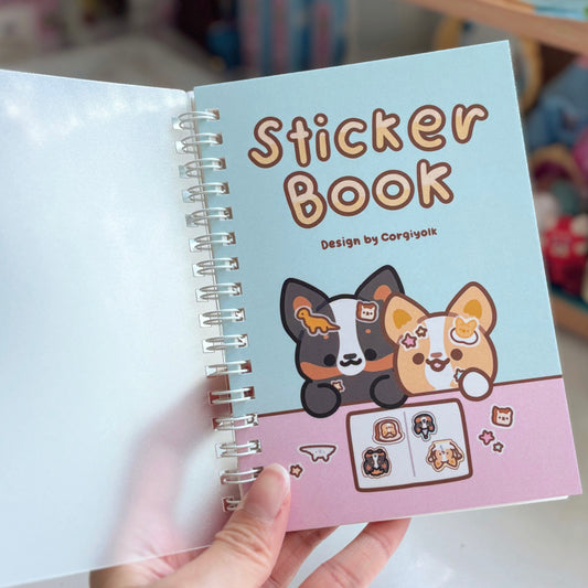 Corgiyolk Reusable Sticker Book