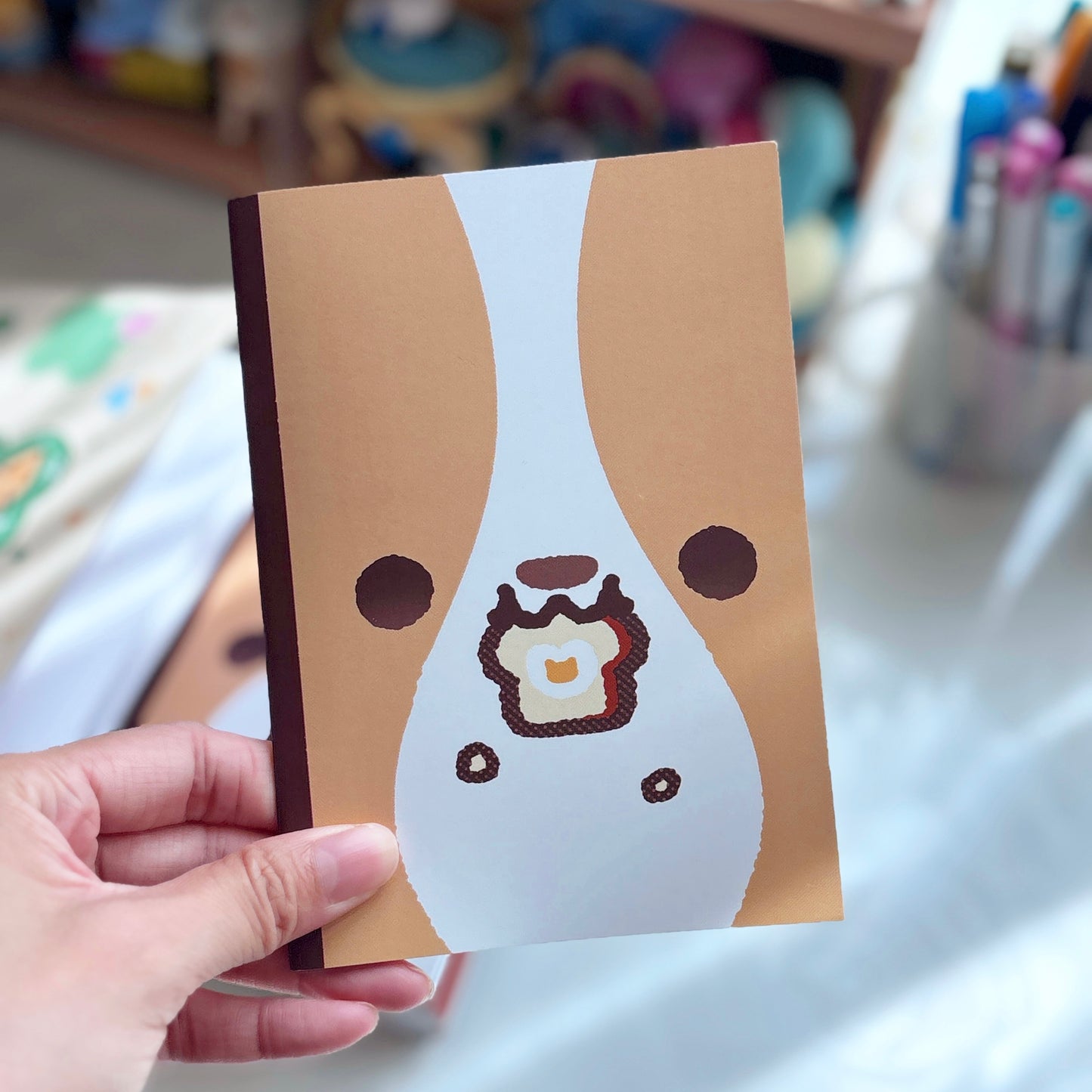Comfy Corgis Blank Notebook
