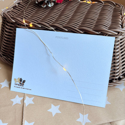 Merry Christmas Postcard Print