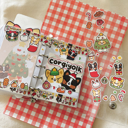 Corgmas Treats Sticker Sheet (Limited run)