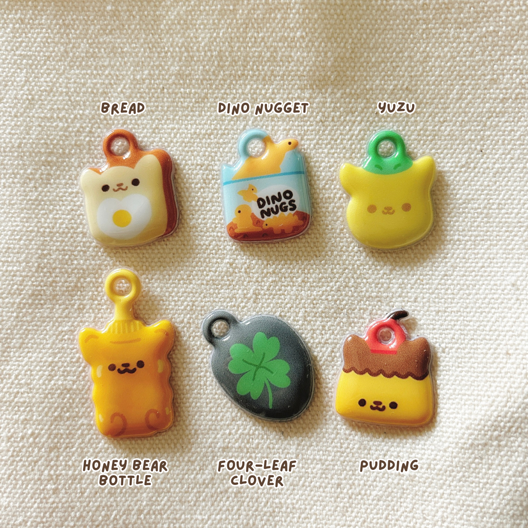 Charms for DIY Puffy Keychains