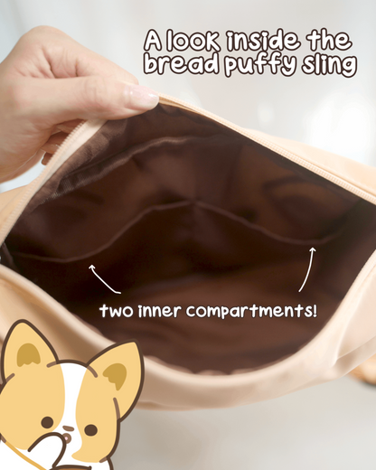 Corgiyolk Bread Puffy Sling (Preorder)