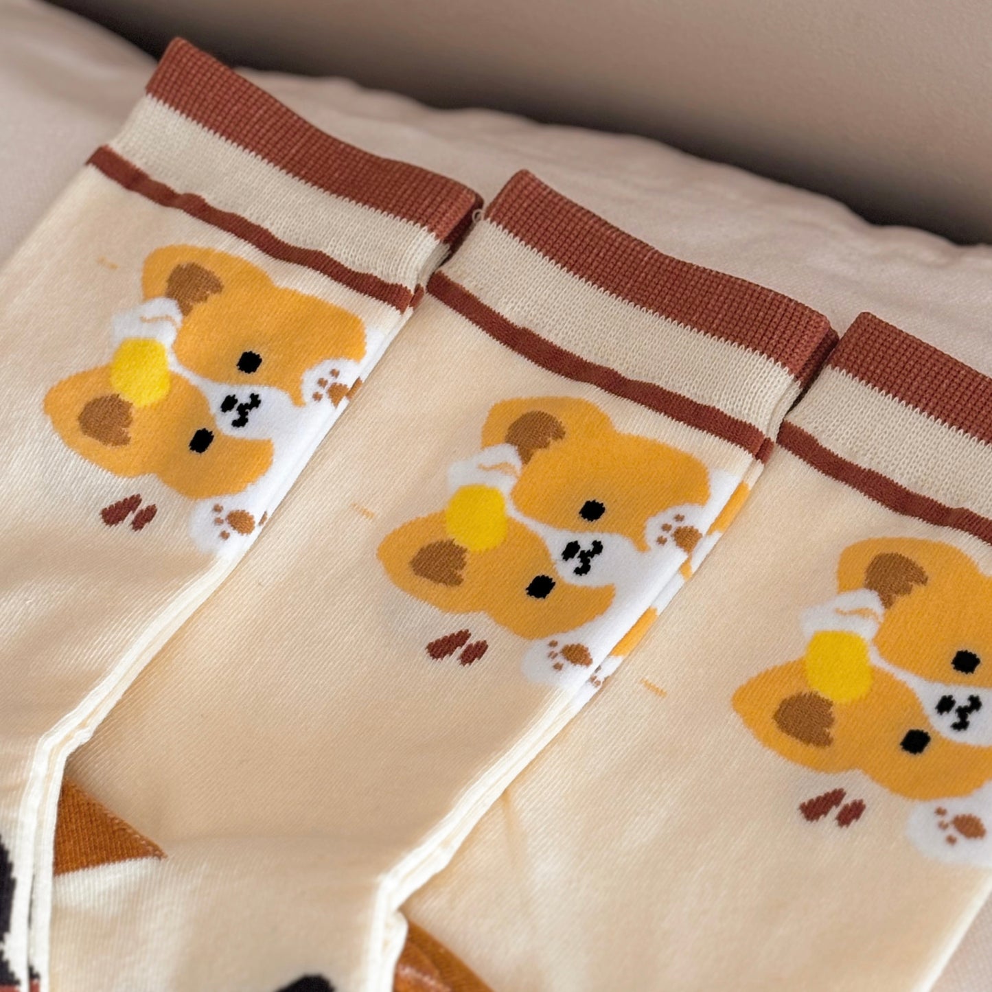 [B-grade] Corgi Cloud / Pancake Corgi Socks