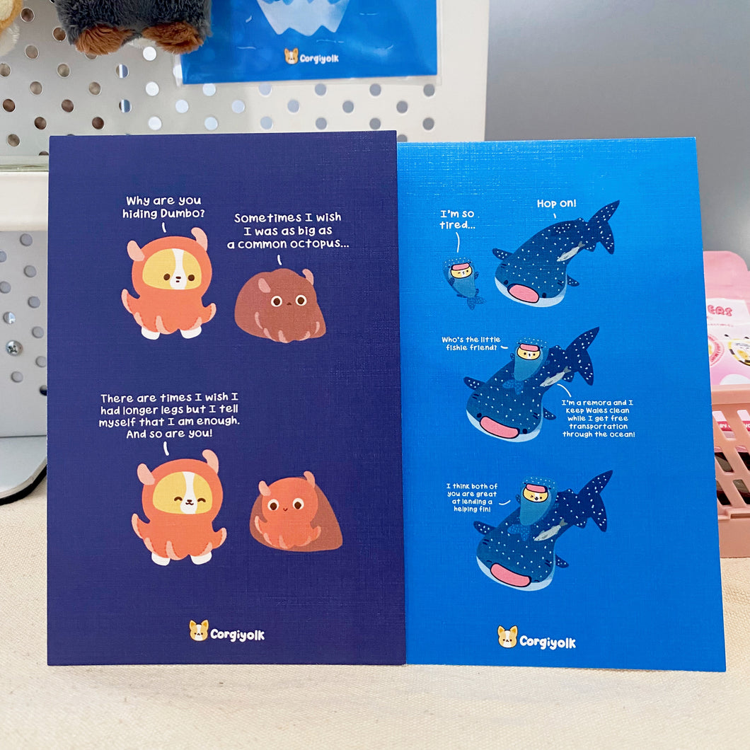 Sea Animals Print | Sea bunny, Pink Dolphin, Dumbo or Whale Shark