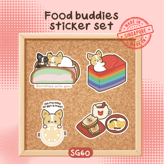 Food Buddies Sticker Set (SG60)
