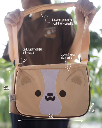 Corgiyolk Bread Puffy Sling (Preorder)