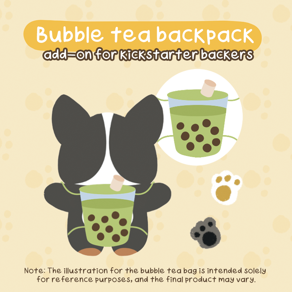 Bubble tea backpack accessory | Kickstarter backers only