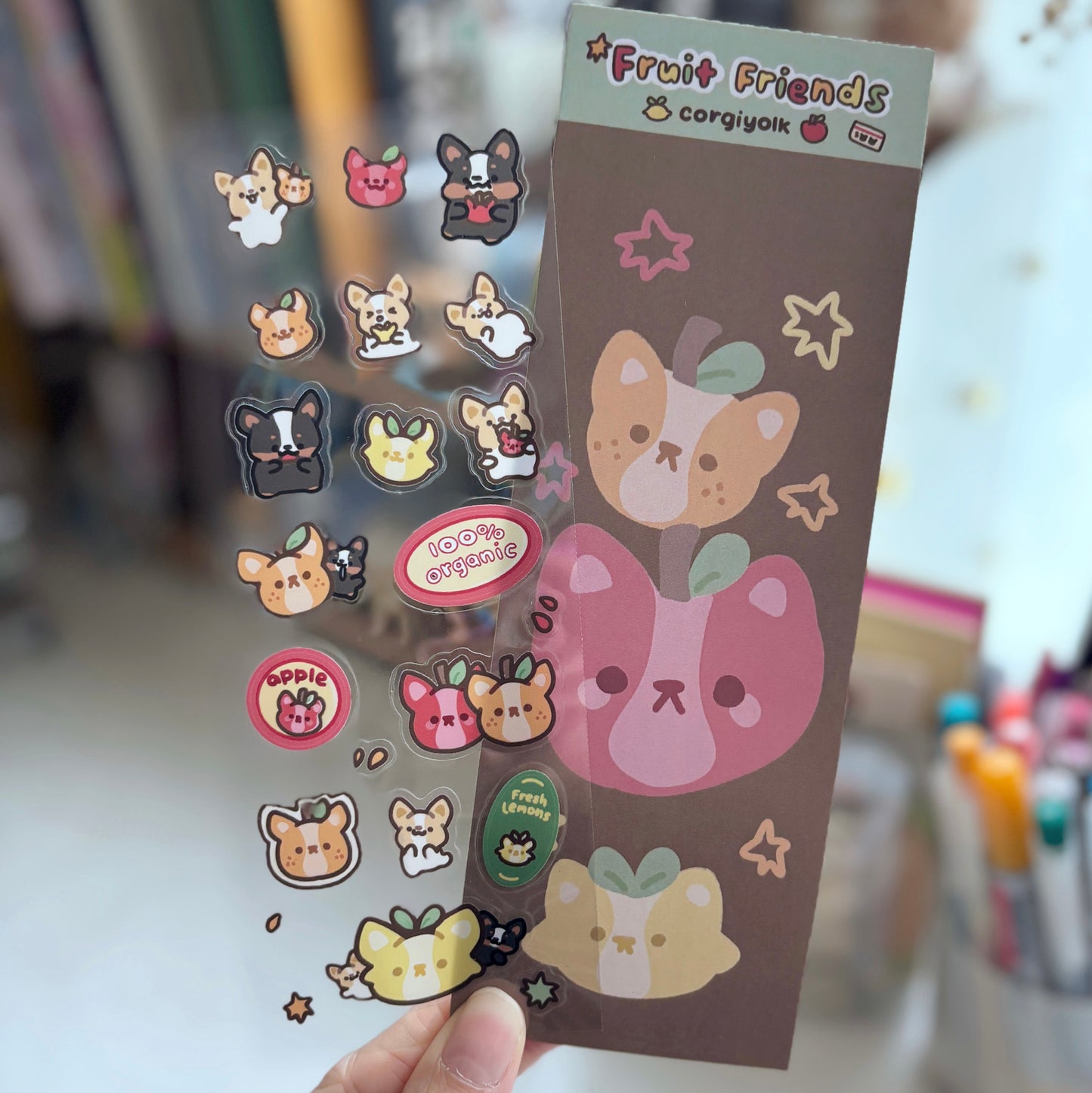 Fruit Friends Sticker Sheet