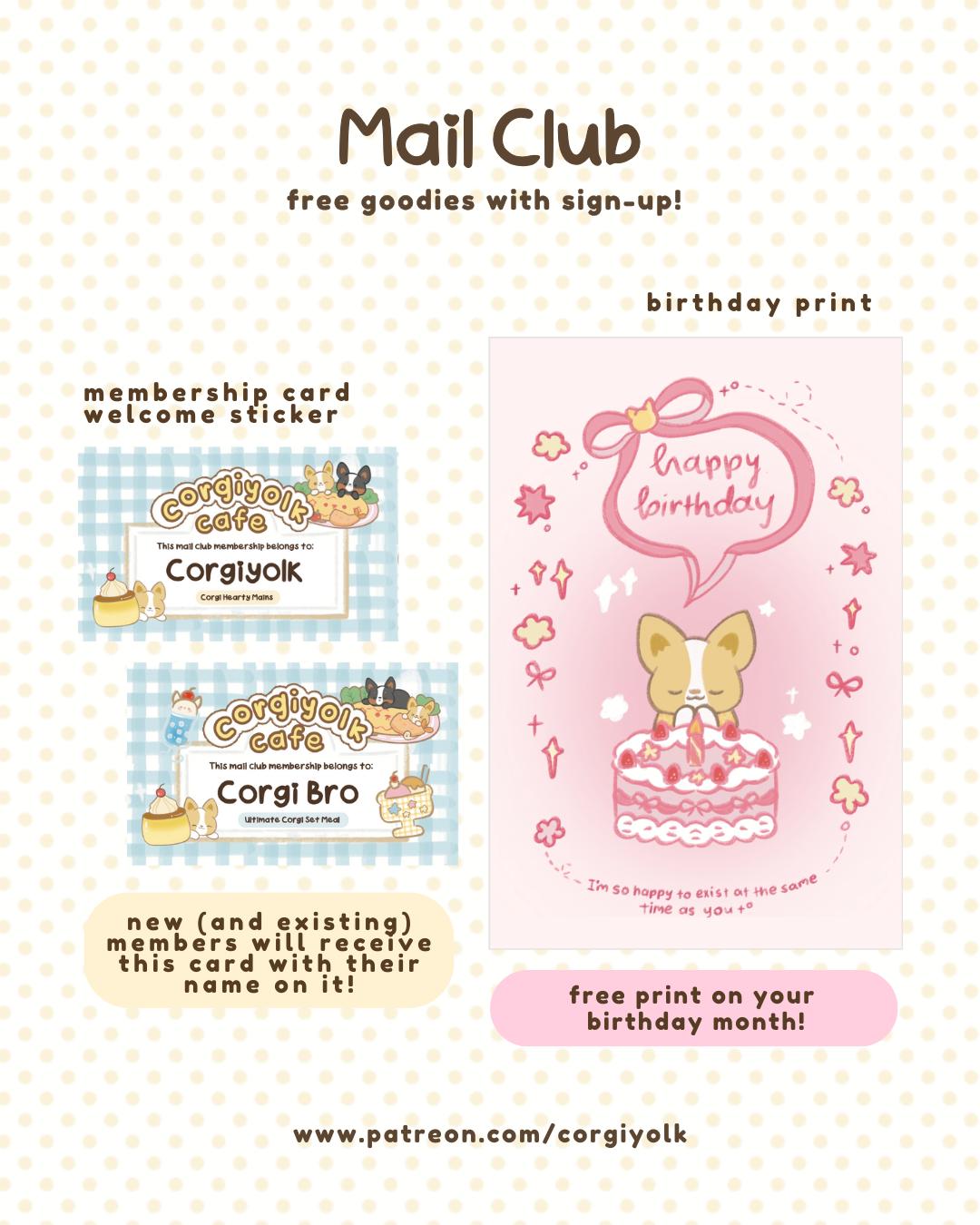 Corgiyolk Mail Club