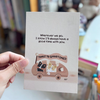 Good Times Postcard Print