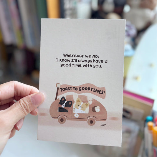 Good Times Postcard Print