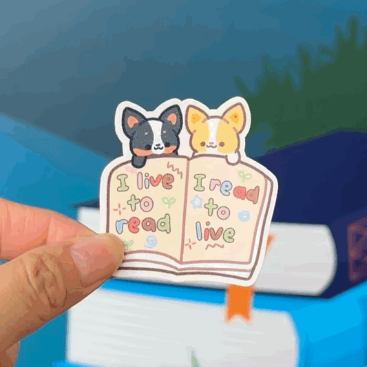 Live to read, Read to live Vinyl Sticker