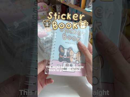 Corgiyolk Reusable Sticker Book